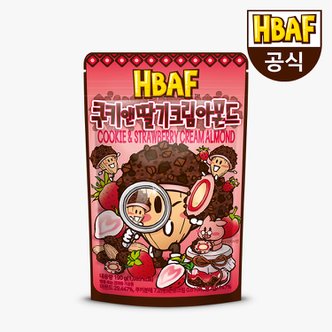 HBAF [본사직영] 쿠키앤딸기크림 아몬드 190g