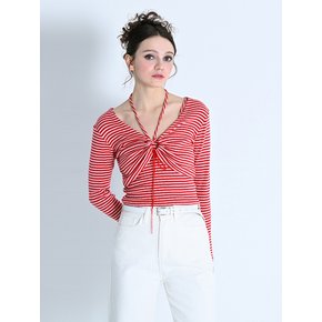 HALTER NECK TOP & BOLERO SET-UP RED MBDSTO002RD