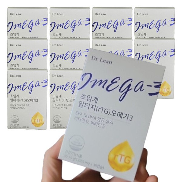 닥터린 초임계 알티지(rTG) 오메가3 30정 12개