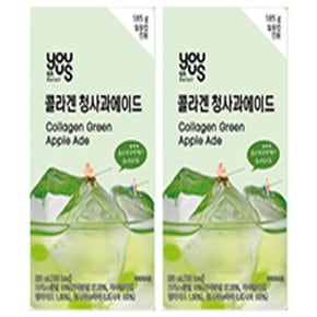 콜라겐 청사과에이드 아이스파우치 음료 230ml x 5개