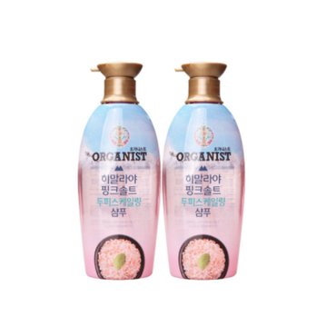  오가니스트 히말라야 핑크솔트 두피스케일링 샴푸 500ml, 2개