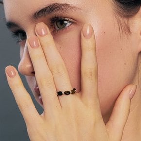 [~9/27 헤어핀 증정][sv925] tiger eye oval bead ring