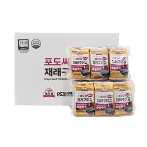 새우표 완도 포도씨유 도시락김 4g x 108봉