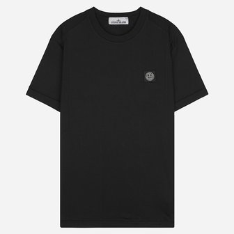 스톤아일랜드 [시흥점] 6S 2100027 S0013 V0029 로고 패치 반팔 티셔츠 블랙