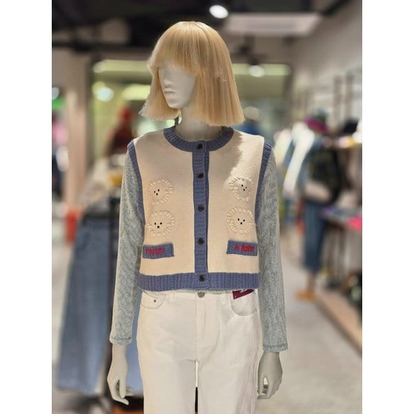 [파주점] 강아지 니트 베스트 BAKVA1611-IV