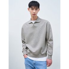 [24SS]오픈 칼라넥 스웨트 셔츠  라이트 그레이 (BC4141C022)