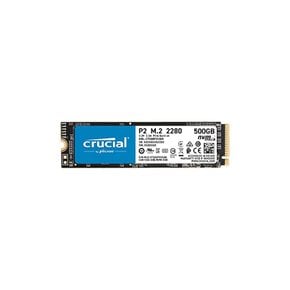 Crucial 크루셜 P2시리즈 500GB 3D NAND NVMe PCIe M.2 SSD CT500P2SSD8