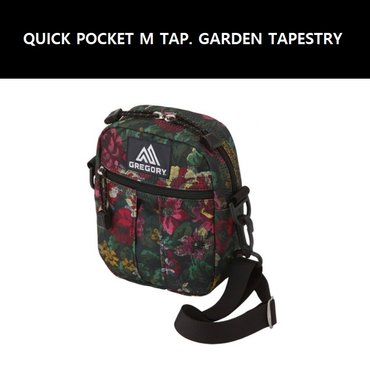 그레고리 크로스백 퀵포켓 M GARDEN TAPESTRY 08J121350