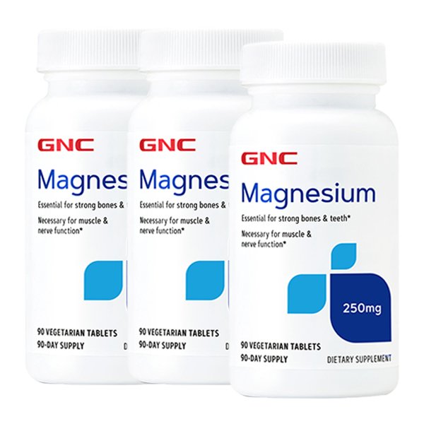 [해외직구] 지앤씨 마그네슘 250mg 90정 x3