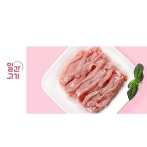 [일간고기][냉장]무항생제 한돈 등심 잡채용 500g