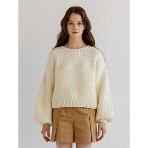 HONEYBEE PULLOVER-IVORY/NAVY