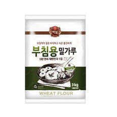 CJ제일제당 백설 부침용 밀가루 3kg x3개