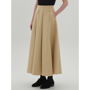 magaly pleats skirt_yellow beige