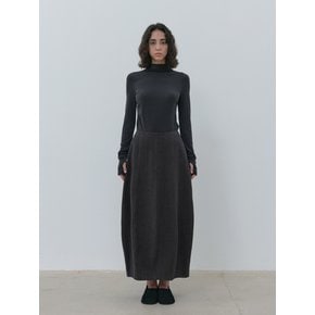 barrel skirt (charcoal)