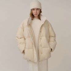 Fancy Wool DownJacket Cream