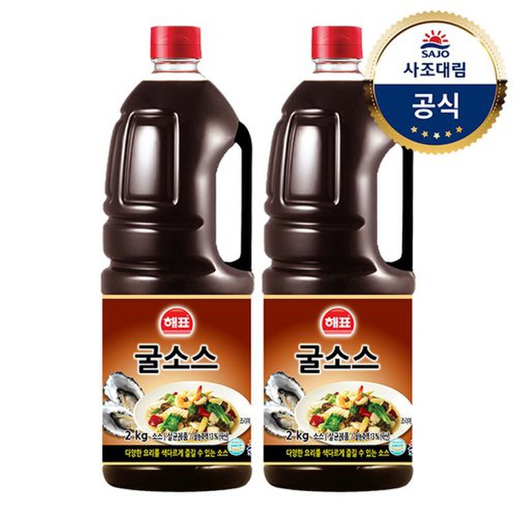 사조대림] 소스레시피 굴소스 2Kg X2개, 믿고 사는 즐거움 Ssg.Com