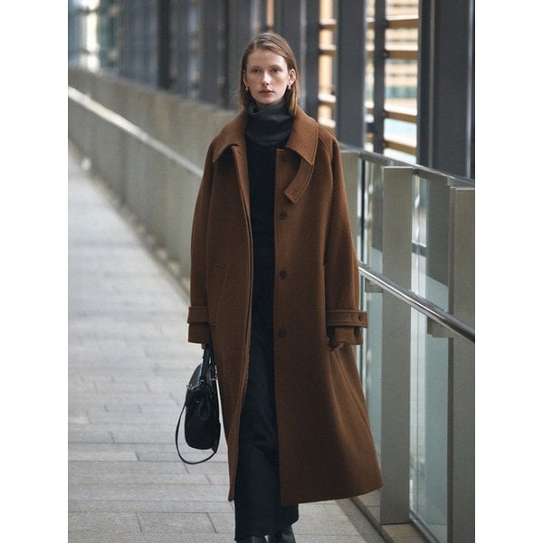 SIOT4128 캐시미어 블렌드 발마칸 코트_Brown