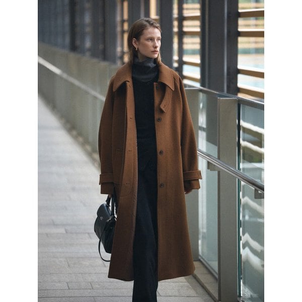 SIOT4128 캐시미어 블렌드 발마칸 코트_Brown