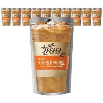  롯데칠성 칸타타 아이스 카라멜마끼야또 230ml x 10개