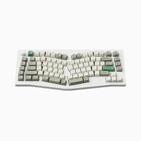 V10 PRO SE ZMK 쉘화이트 저소음적축 무선 인체공학 앨리스 기계식 키보드