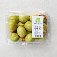 아삭하고 달콤한 사과대추 500g (팩)