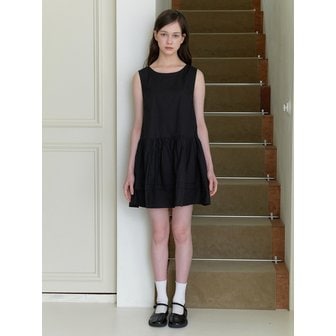 카인더베이비 isabel mini dress - black