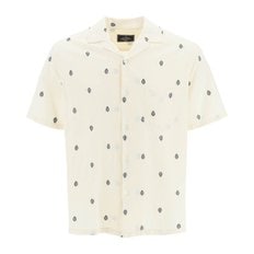 [해외배송] 포르투기스 플란넬 리프 셔츠 SS230040 WHITE