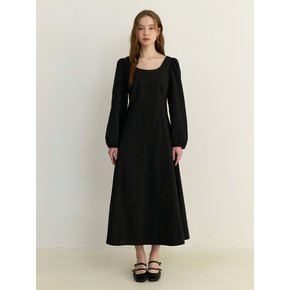 classic franc dress - black