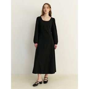 classic franc dress - black