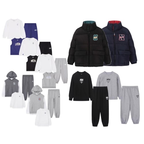 NBA KIDS (가격인하) NBA 트레이닝 세트,패딩 점퍼