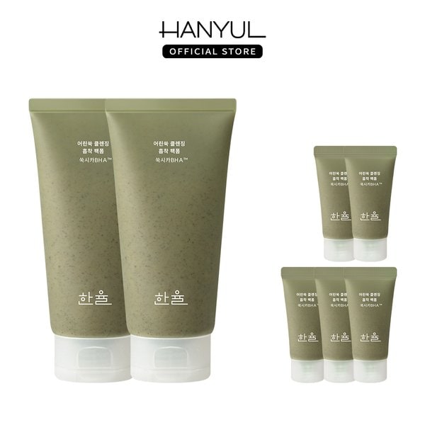 [단독] 어린쑥 클렌징 흡착 팩폼 120ml x 2개