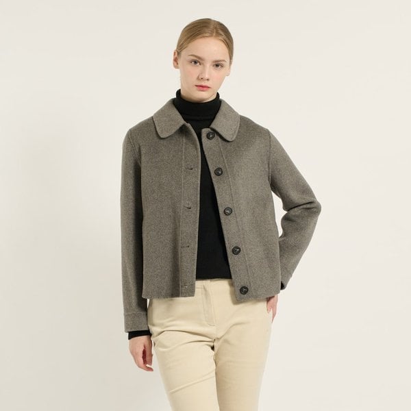 [여주점] 스탠카라 크롭 핸드메이드 자켓 B5D9H871