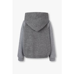 [파주점] 우븐 니트 믹스 후디 점퍼 7125420500