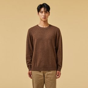 *정상가 59,900원*남 메리노울 라운드넥 니트_BROWN