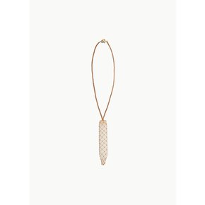 니콜로 파스쿠알레티 NICCOLO PASQUALETTI CRISTALLO AVVOLTO NECKLACE IN CRYSTAL / BEIGE