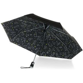 미국 토스 우산 totes Under Canopy Print Auto Open Close Umbrella One Size Zodiac 1555326