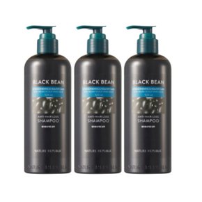 블랙 빈 안티 헤어로스 샴푸 520ml 3개