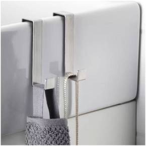 LILLÅNGEN 릴롱엔 후크행거 2P 스테인리스 1.5x1.8x8.3cm