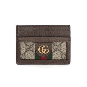 24SS [구찌] 카드지갑 OPHIDIA GG CARD CASE / 523159 96IWG 8745 (BROWN)