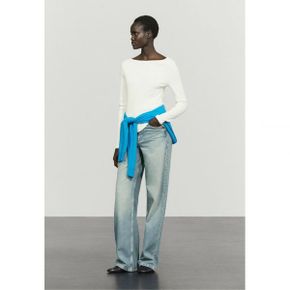 Massimo Dutti 마시모 두띠 긴 소매 상의 - 샌드 8064681