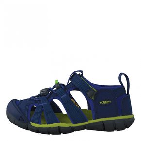 SEACAMP II CNX(11.5~14.5 cm) BLUE DEPTHSCHARTREUSE 11.5 cm [킨] 키즈 샌들 씨캠프 투