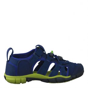 SEACAMP II CNX(11.5~14.5 cm) BLUE DEPTHSCHARTREUSE 11.5 cm [킨] 키즈 샌들 씨캠프 투