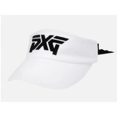 PXG 여성용 골프 에센셜 리본 바이저 캡 화이트WMNS 에센셜 PGFPW9503