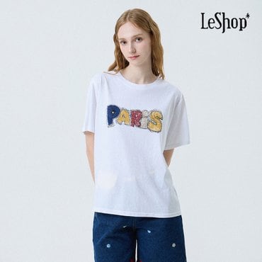 르샵 파리 그래픽 반팔 티셔츠 (BP5TS032A)