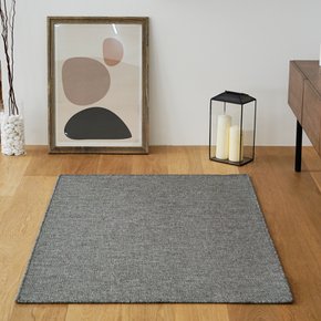 해비 크로스 라탄룩 자카드 러그 카페트 100x150cm
