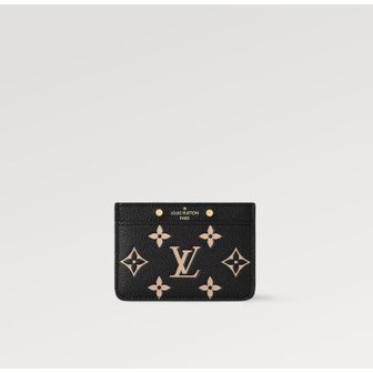 LOUIS VUITTON 여성 카드지갑 바이 컬러 모노그램 앙프렝뜨 가죽 카드홀더 M81022