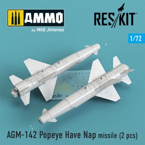 CGRS72-0146 1대72 AGM-142 팝아이 헤브 냅 미사일 - 2개 포함/F-4, F-15, F-16, F-111용