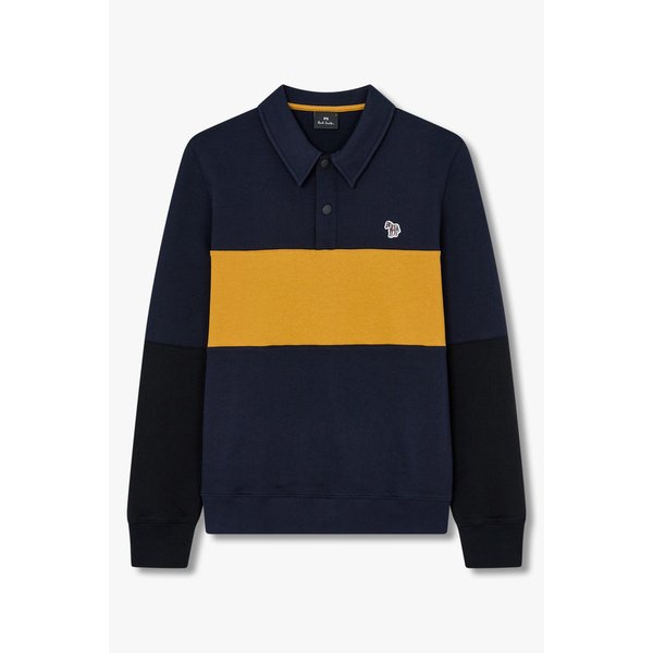 [PS PAUL SMITH] 컬러 블록 로고 패치 폴로 셔츠 5755127006000