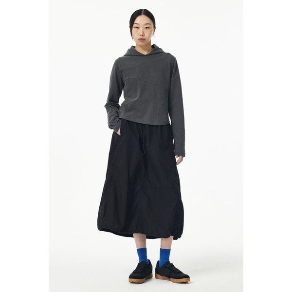 웨이브 절개 후드티셔츠 9105122557084