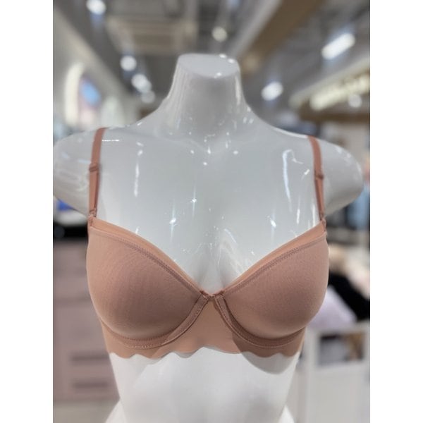 [여주점] 와코루 부유방커버 슬림 심플 몰드 물결 누디 브라[WBR2061A_D] SM